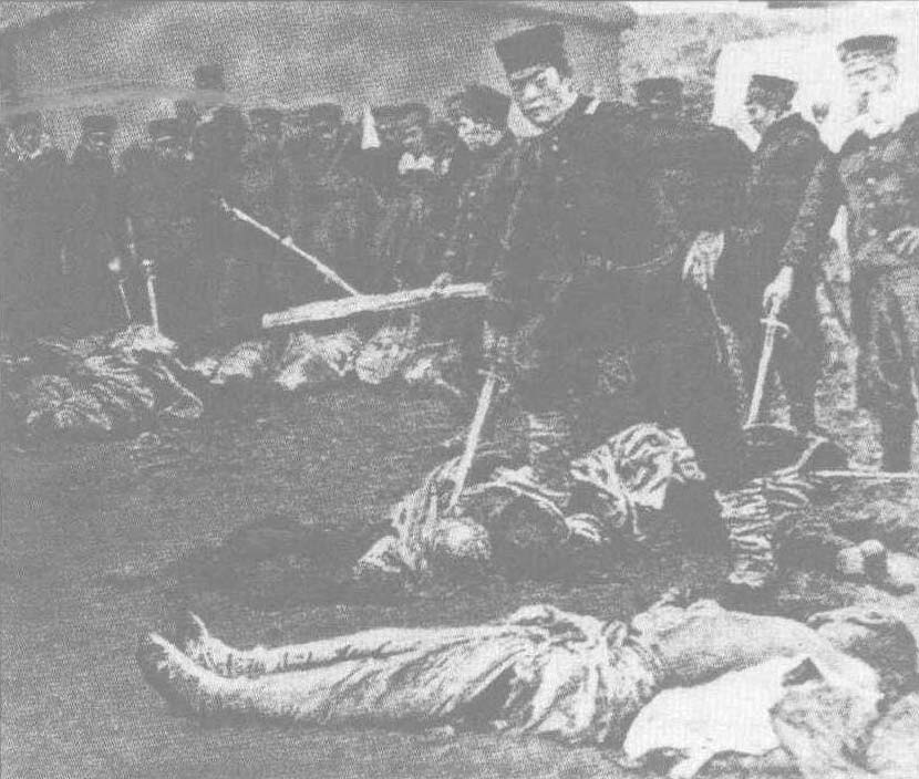 1894年11月22日，日军侵占旅顺后大肆屠杀当地民众